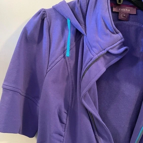 Zobha Alexis full zip short sleeve hoodie - Picture 10 of 11
